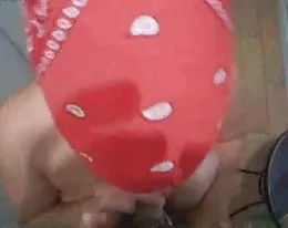 自製的業餘面部。享受